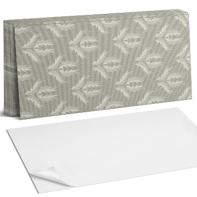 Öntapadó falburkolat Stílusos növényi minta