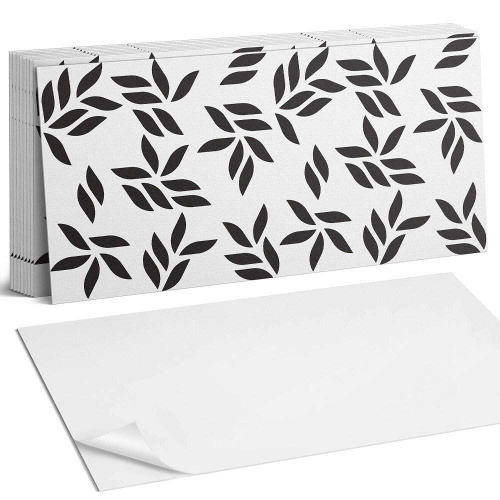 Öntapadó falburkolat Leveles minta a háttérben