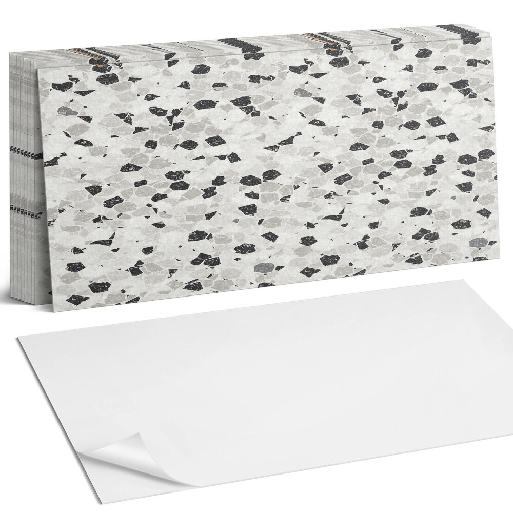 Öntapadó falburkolat Terrakotta minta kövekkel