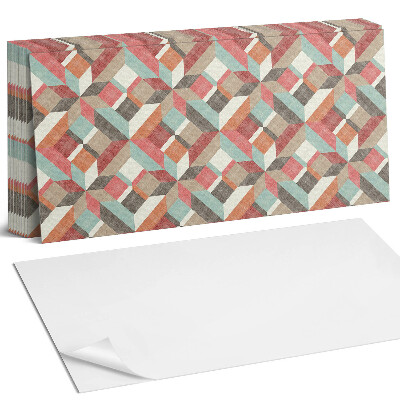 Dekorpanel falra Geometria színes formákban