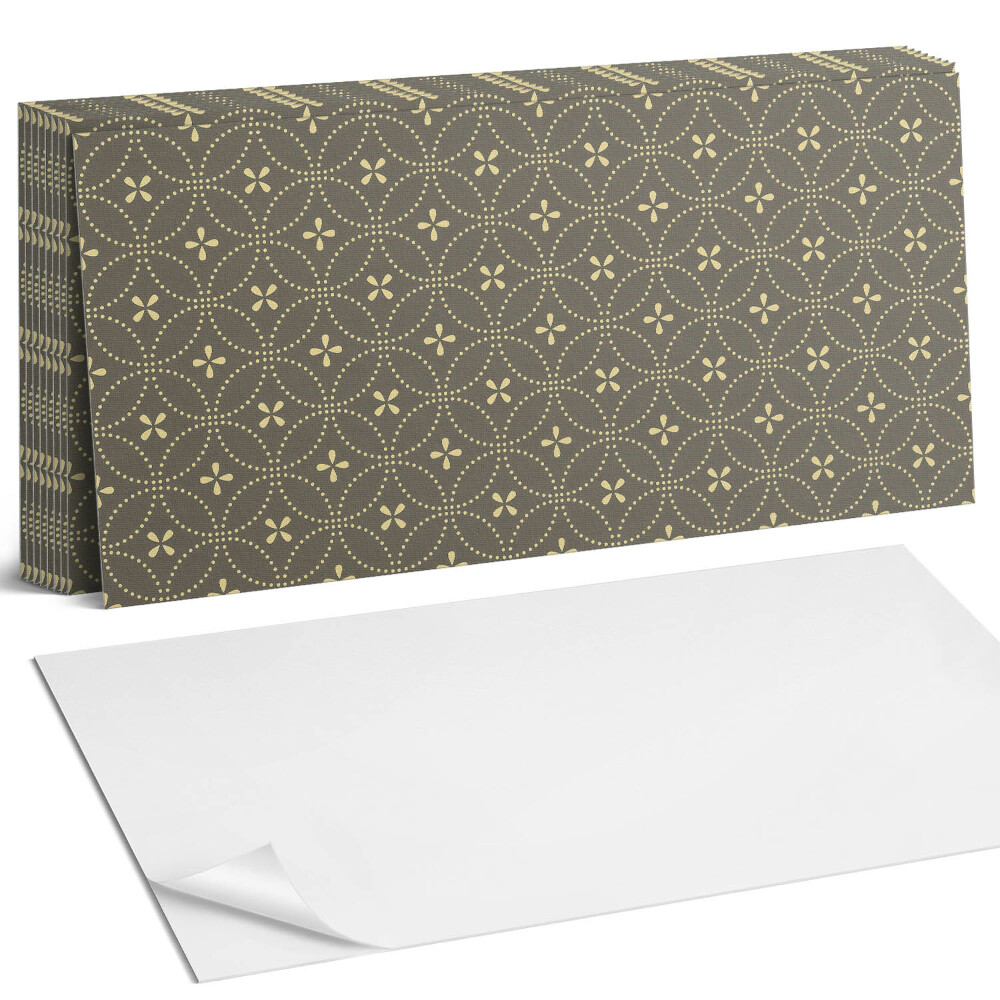 Falpanel Minta finom virágokkal