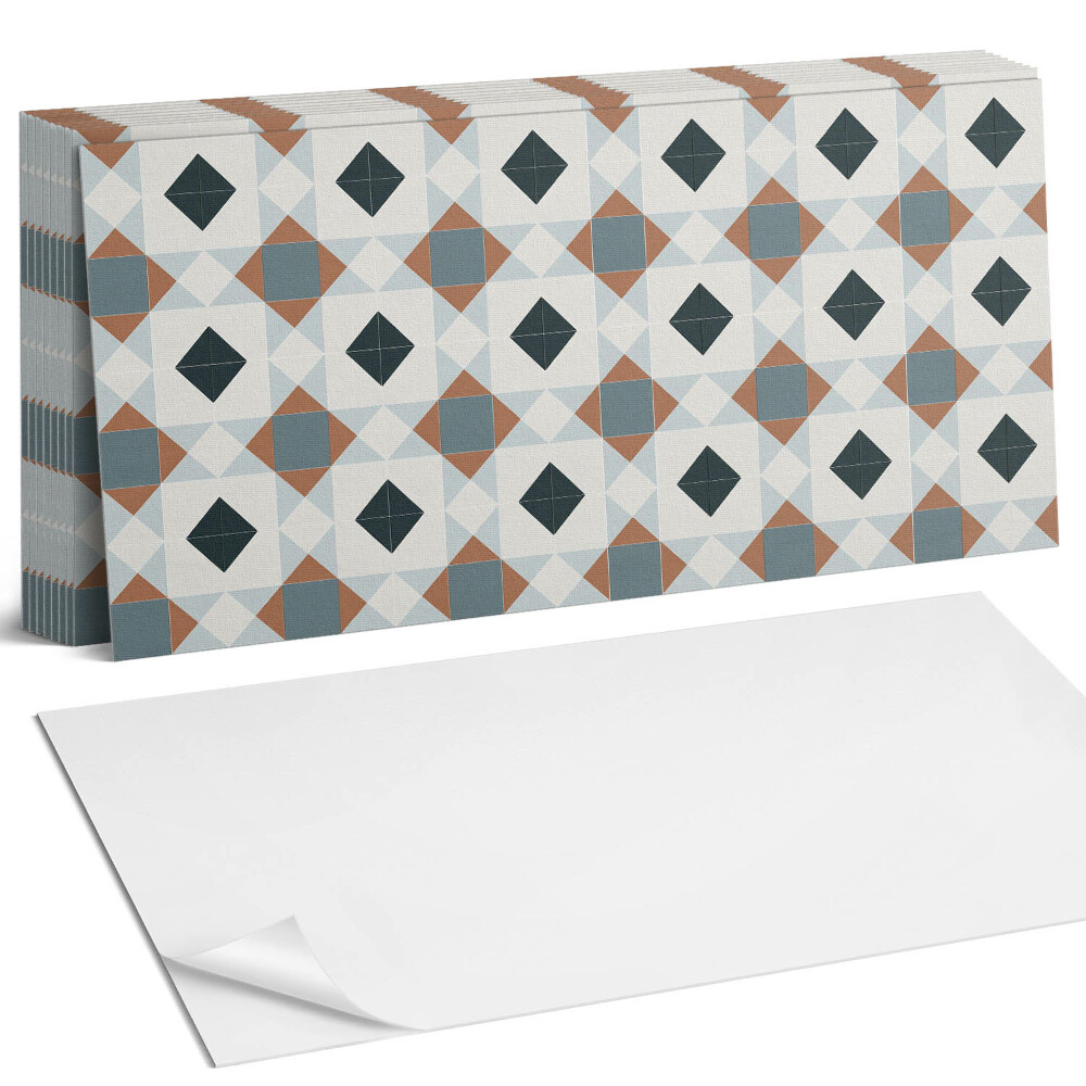 Falpanel Geometrikus csempeminta