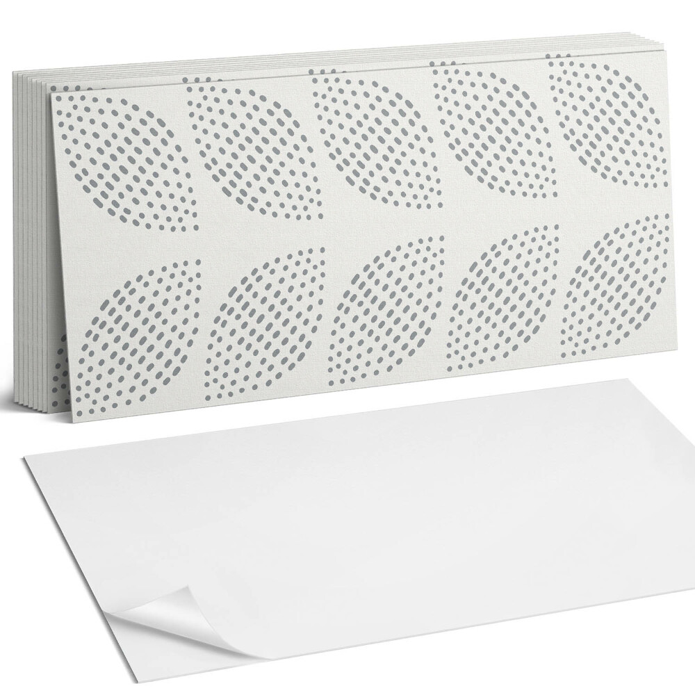 Öntapadó falburkolat Levélminta pöttyökkel