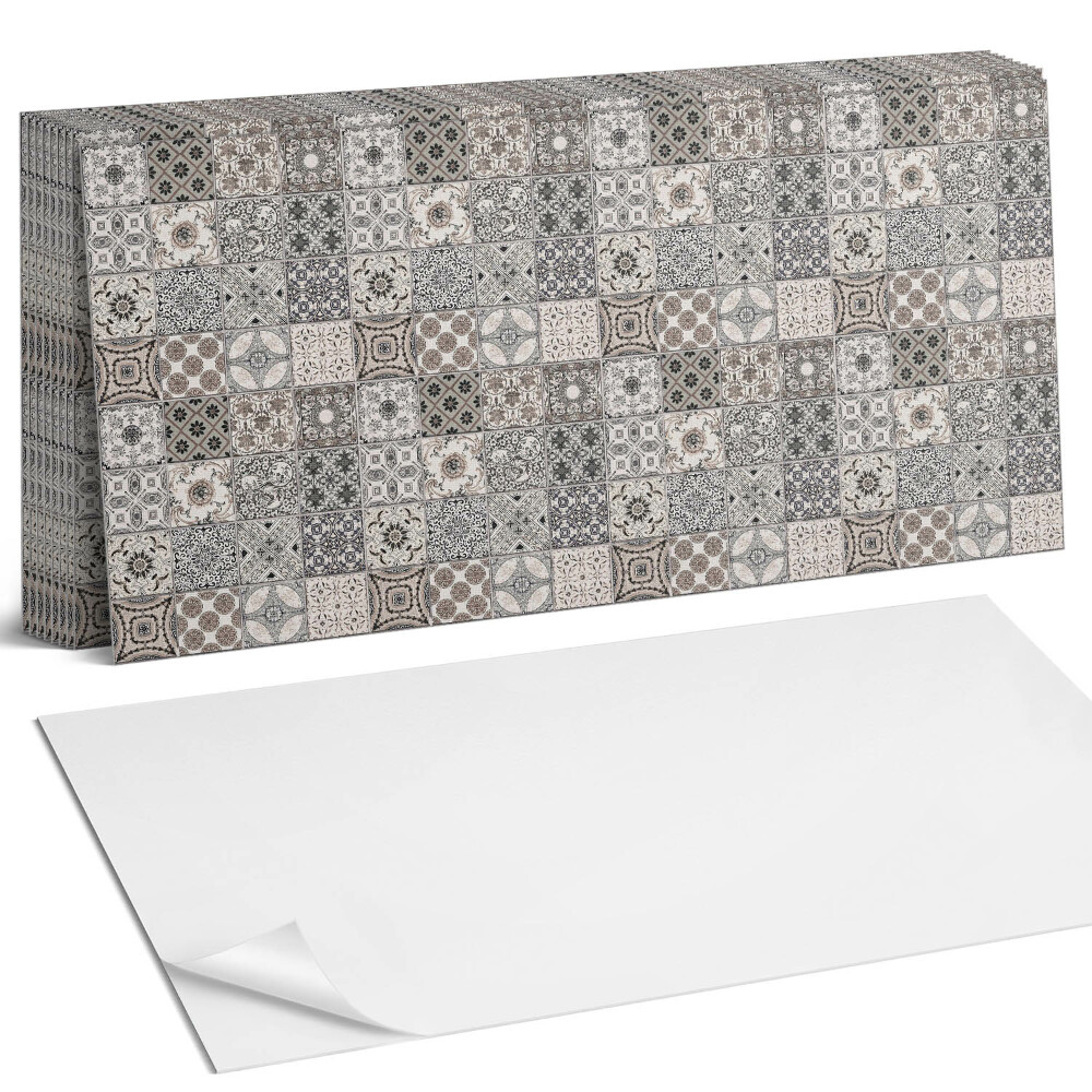 Dekorpanel falra Mozaik minták a háttérben