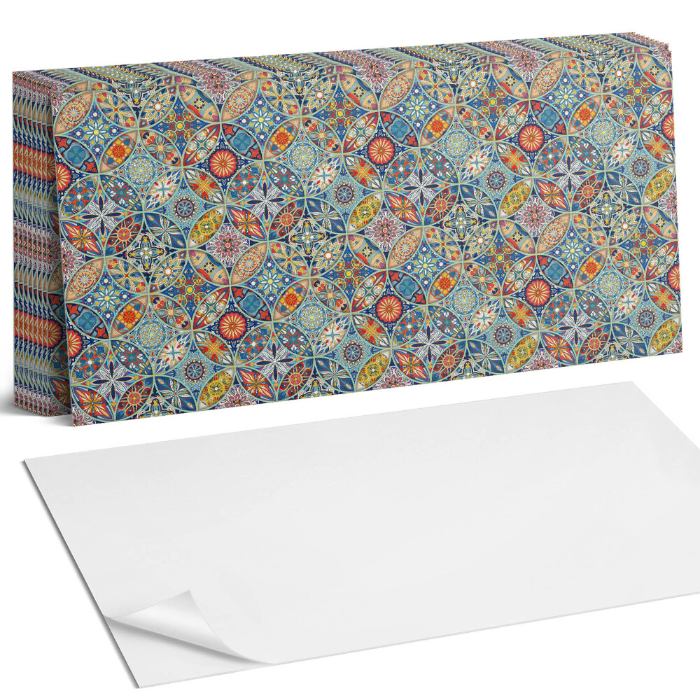 Falpanel Többszínű mandala minta