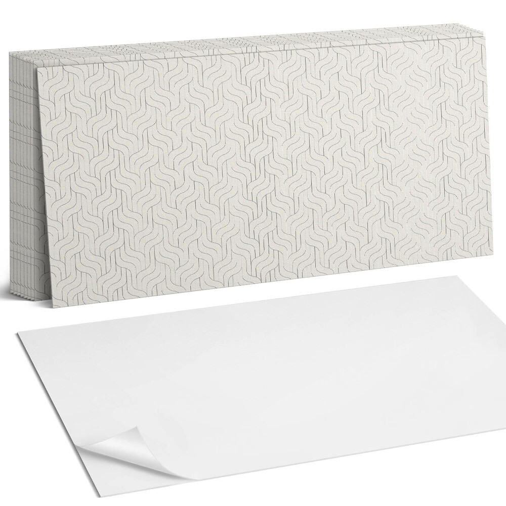 Falpanel Hullámok finom mintázatban