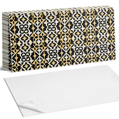 Öntapadó falburkolat Geometriai minták a háttérben