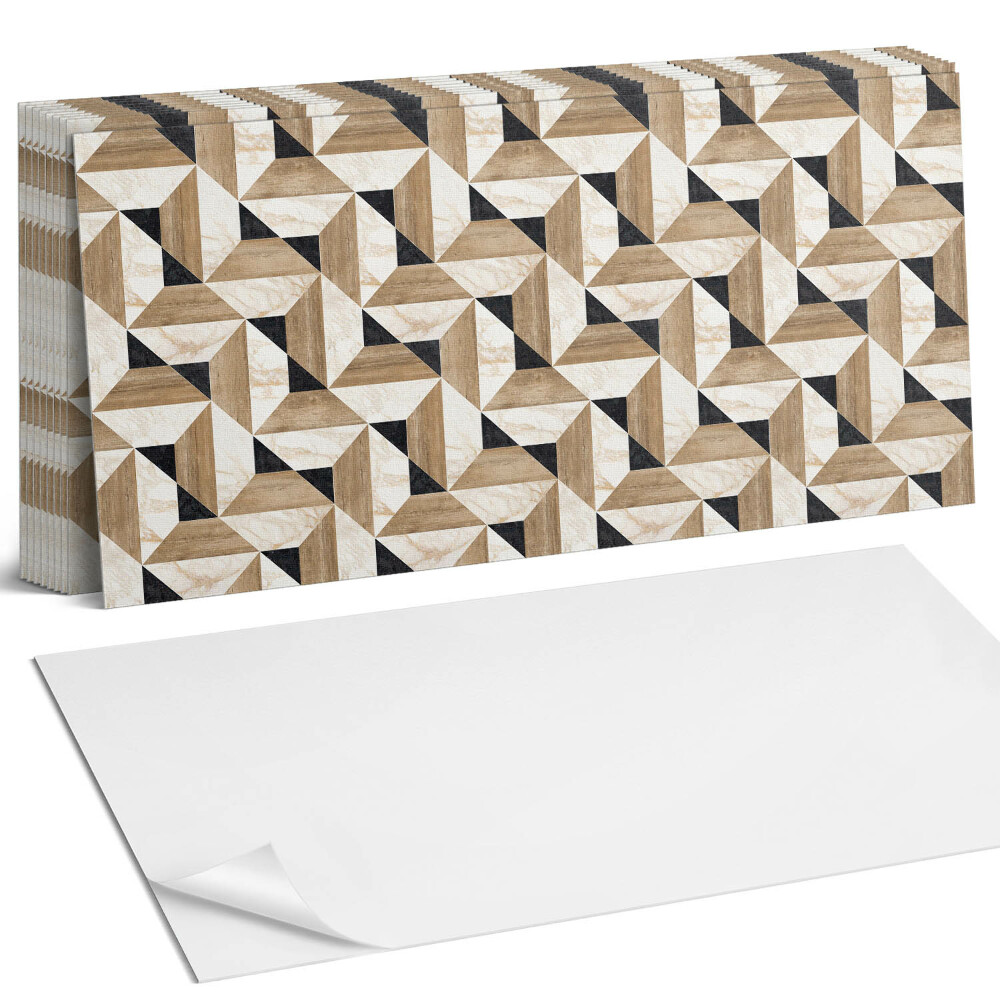 Falpanel Geometrikus háromszög minta