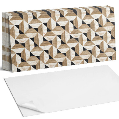 Falpanel Geometrikus háromszög minta