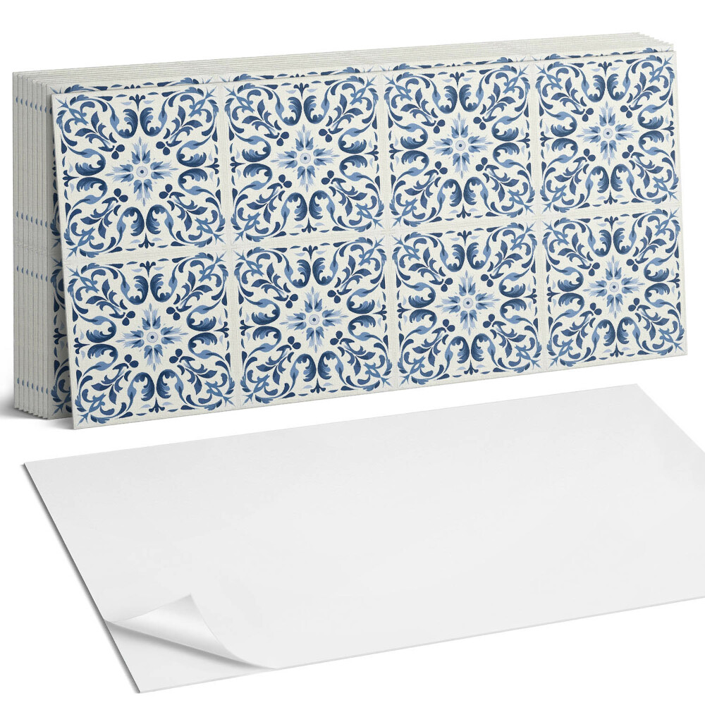 Pvc falburkolat Virágmintás csempékben