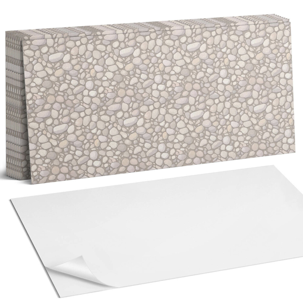 Pvc falburkolat Kövek mintázata a földön