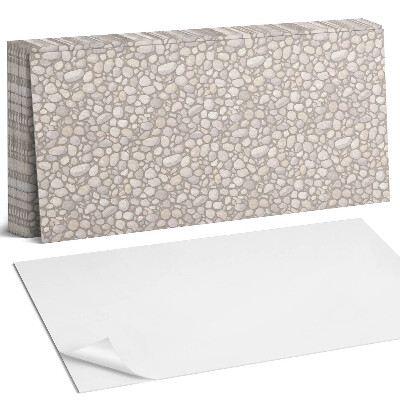 Pvc falburkolat Kövek mintázata a földön