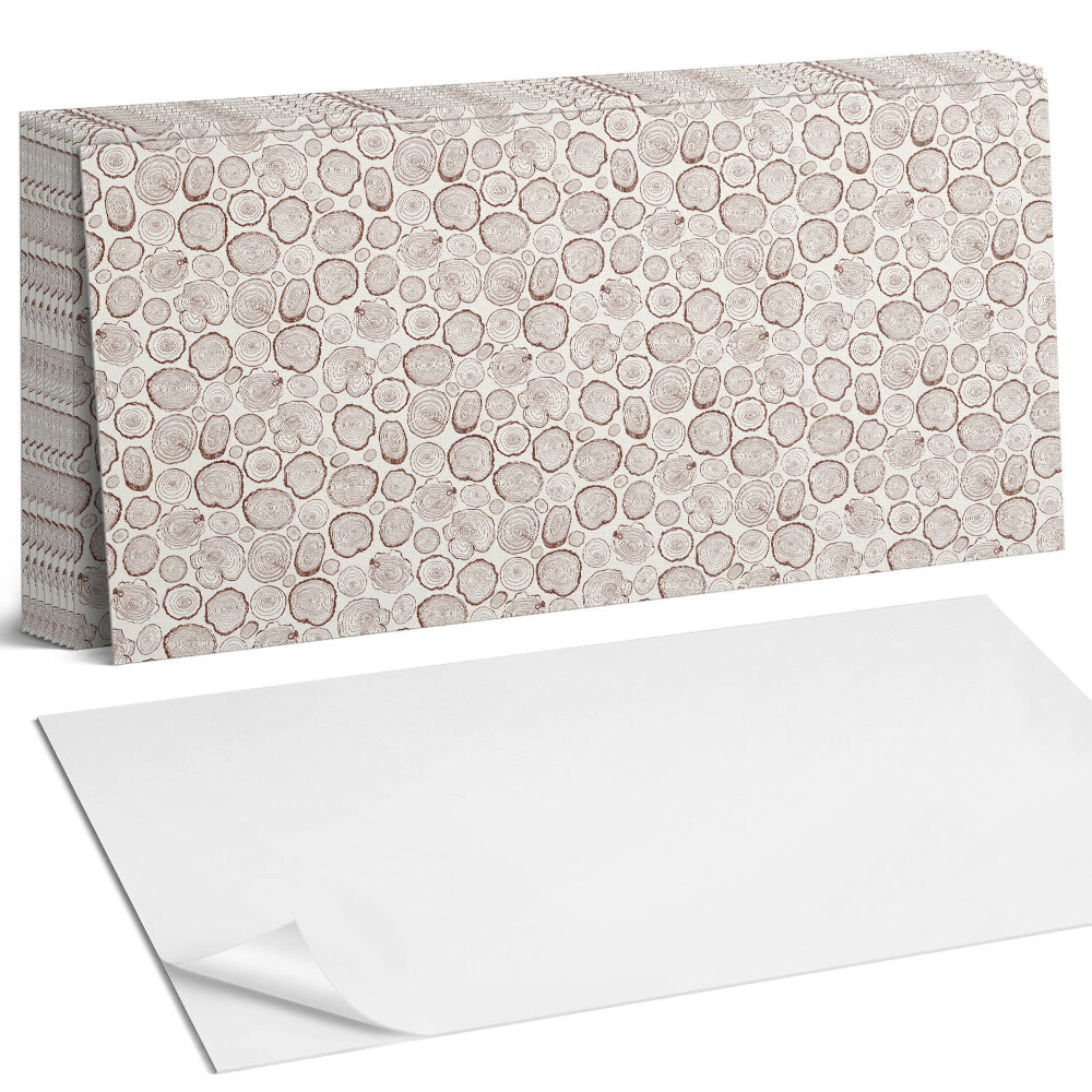 Dekorpanel falra Kerek üvegek mintája