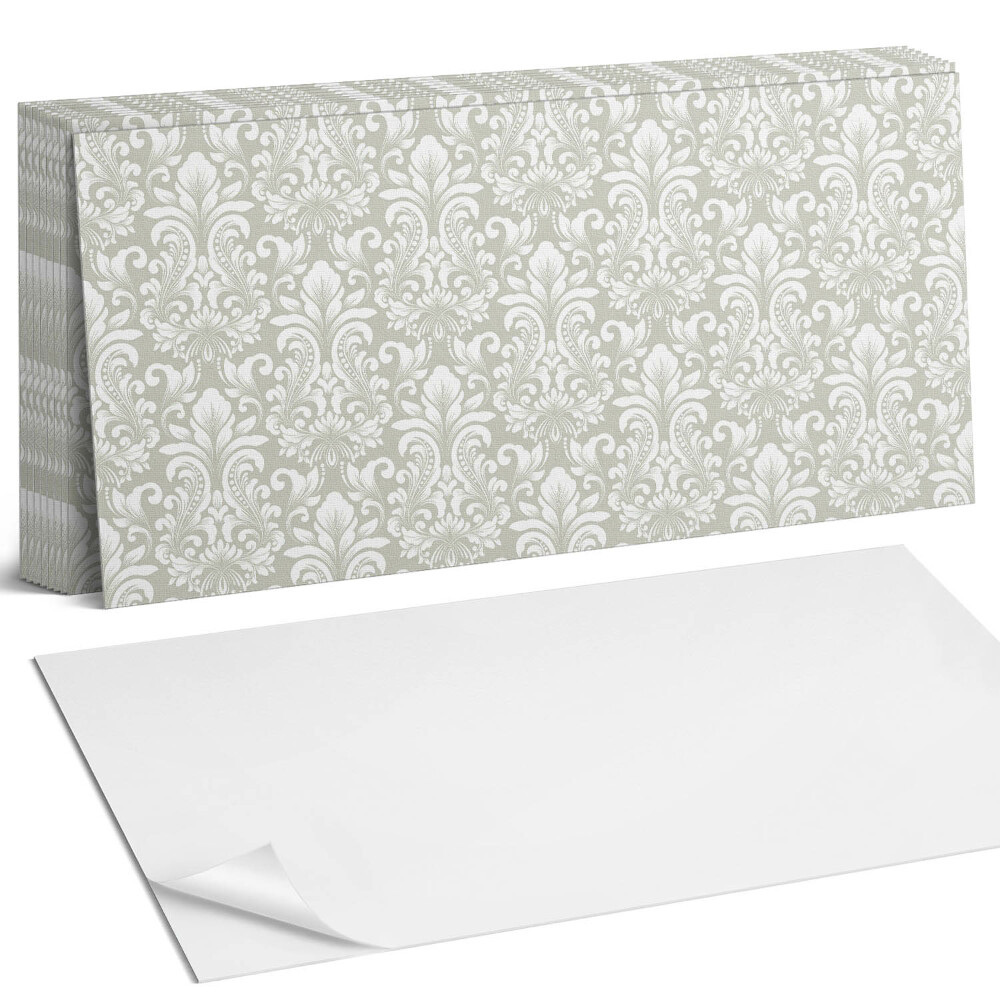 Öntapadó falburkolat Növényi minta díszekkel