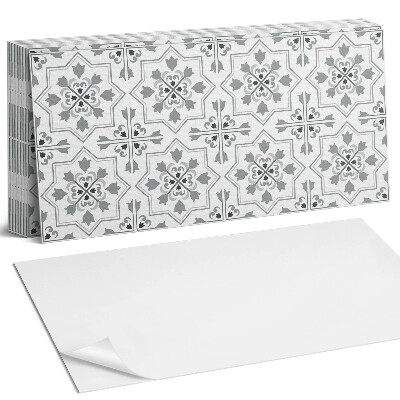 Öntapadó falburkolat Virágmotívumos minta