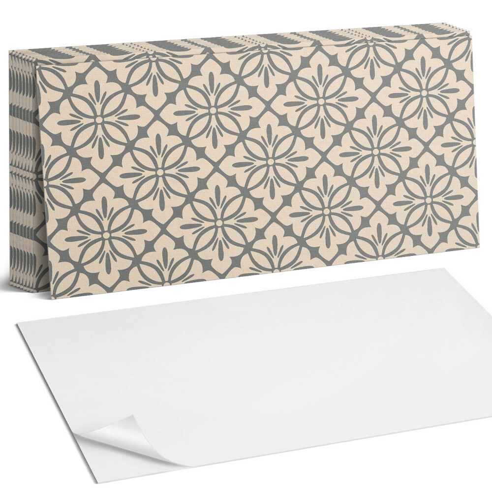 Öntapadó falburkolat Virágminta részletekkel