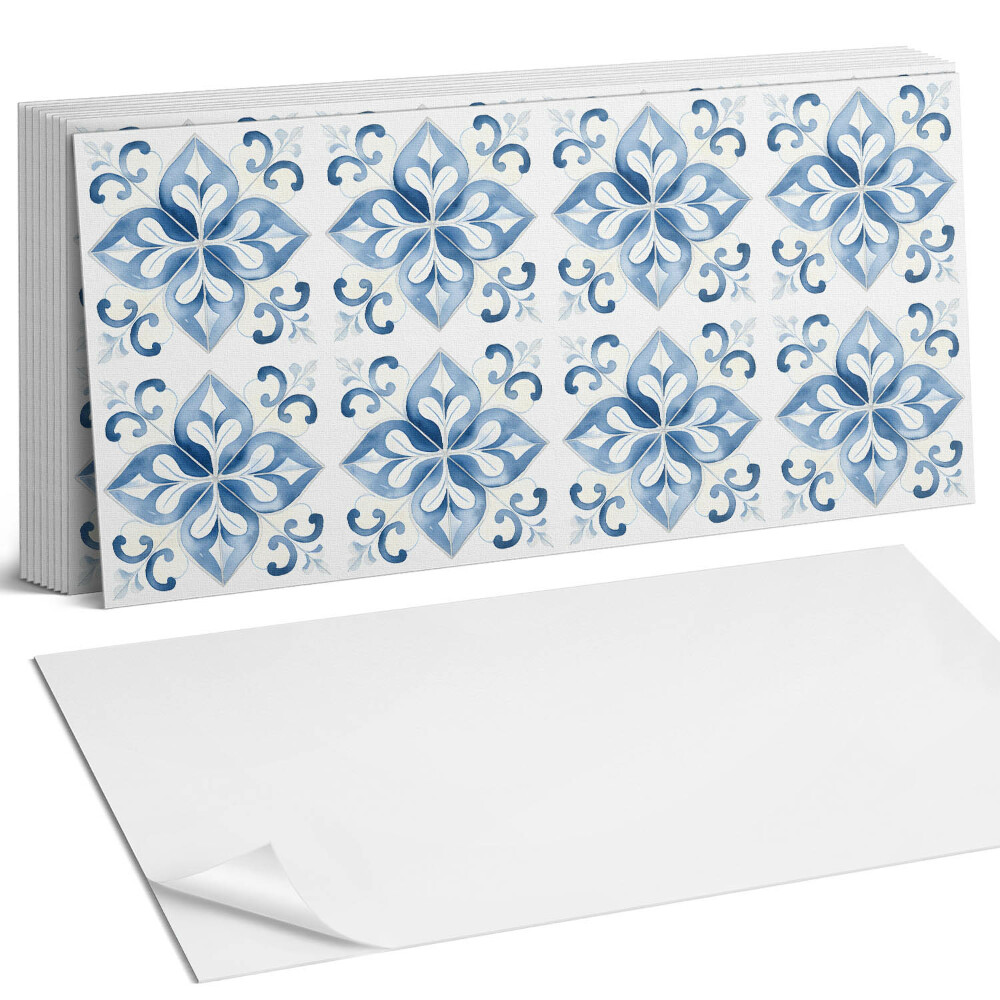 Dekorpanel falra Virágmintás csempéken