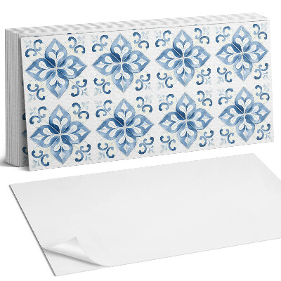 Dekorpanel falra Virágmintás csempéken