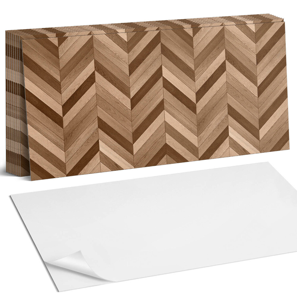 Öntapadó falburkolat Halszálkás fa minta