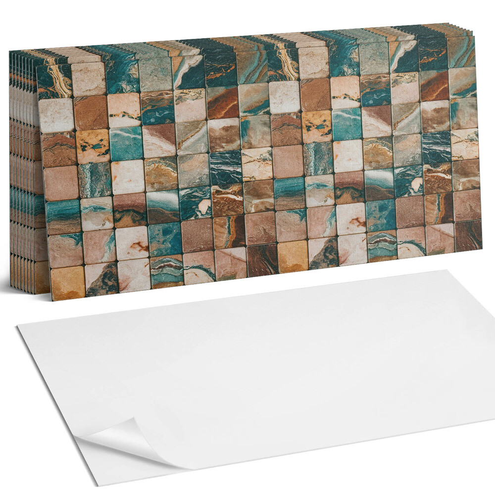 Öntapadó falburkolat Mozaik kőlapokkal