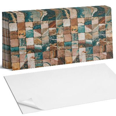 Öntapadó falburkolat Mozaik kőlapokkal