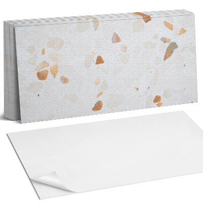 Falpanel Kőtöredékekkel díszített minta