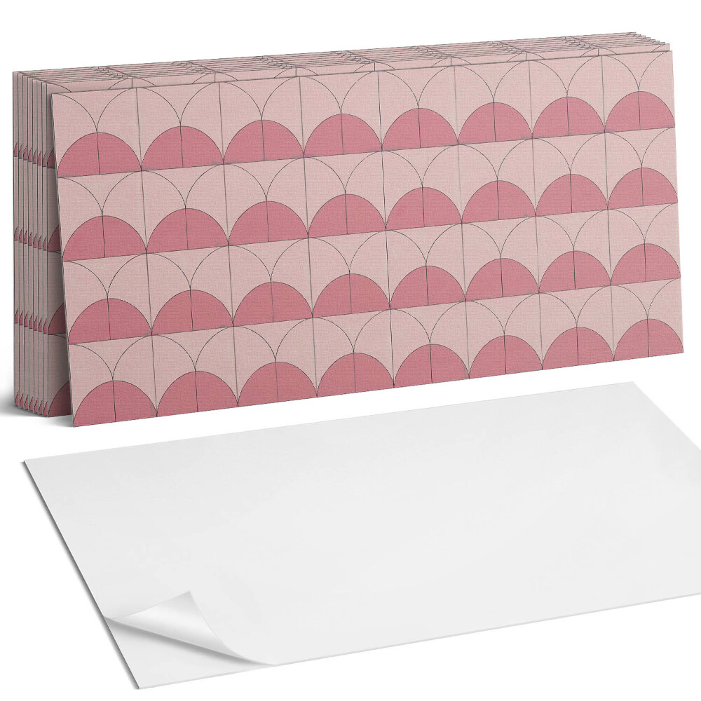 Falpanel Geometriai félkörök az elrendezésben