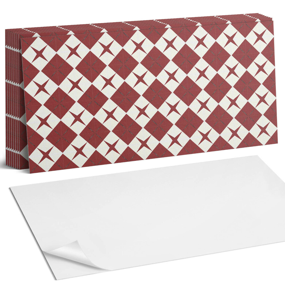 Öntapadó falburkolat Gyémántminta csillagokkal