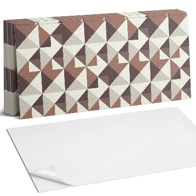 Pvc falburkolat Geometrikus minta háromszögekkel