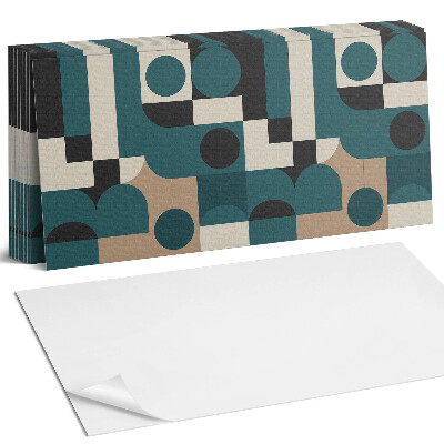 Öntapadó falburkolat Absztrakt formák és formák