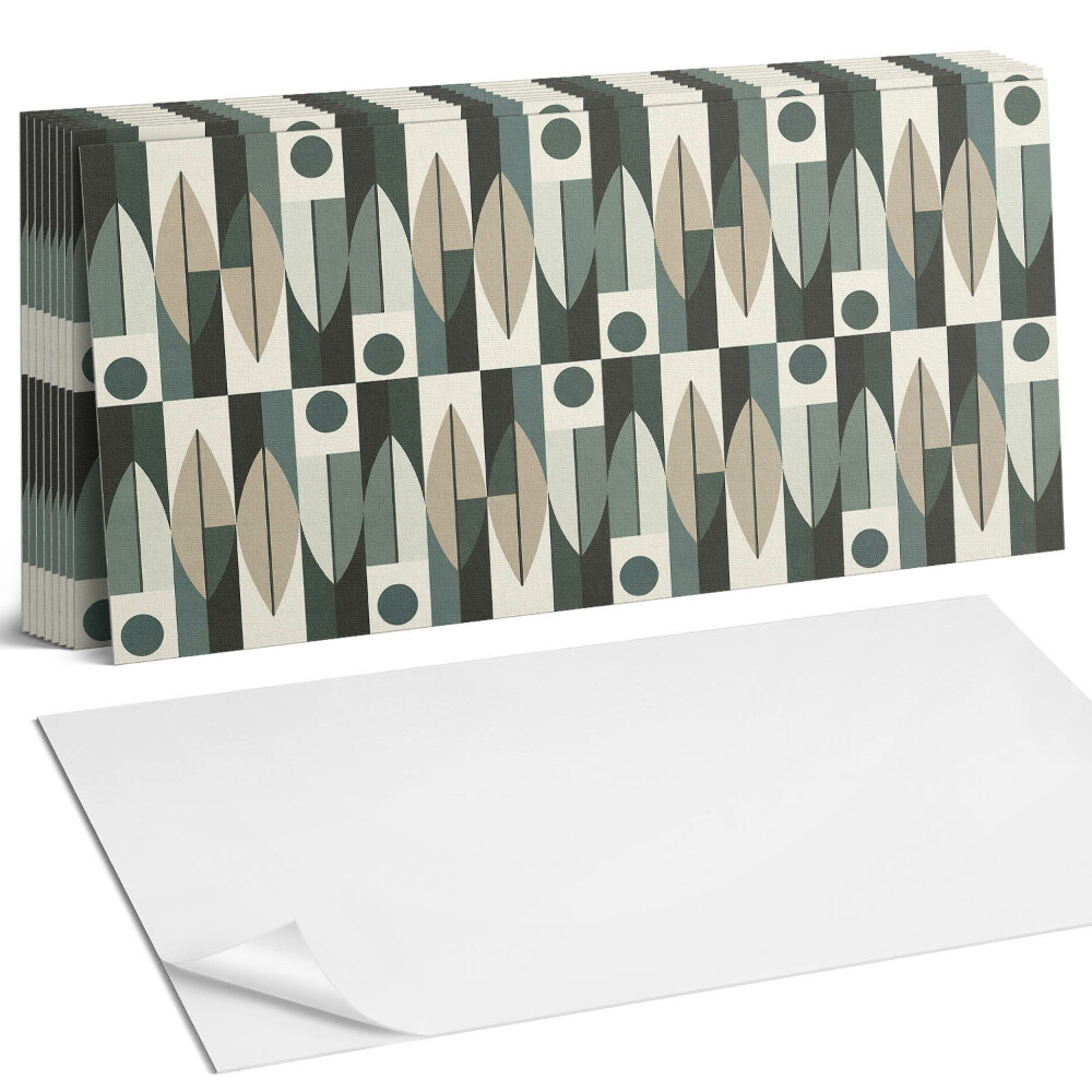 Öntapadó falburkolat Absztrakt geometrikus minta