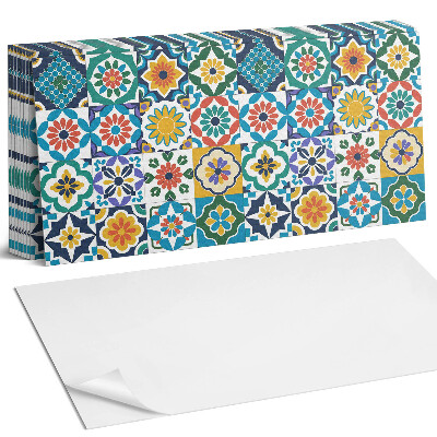 Dekorpanel falra Virág- és geometriai minták