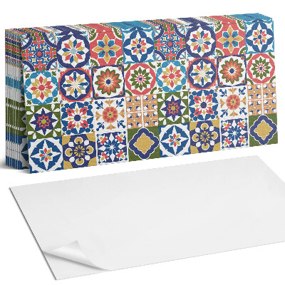 Falpanel Mozaik minták négyzetekben