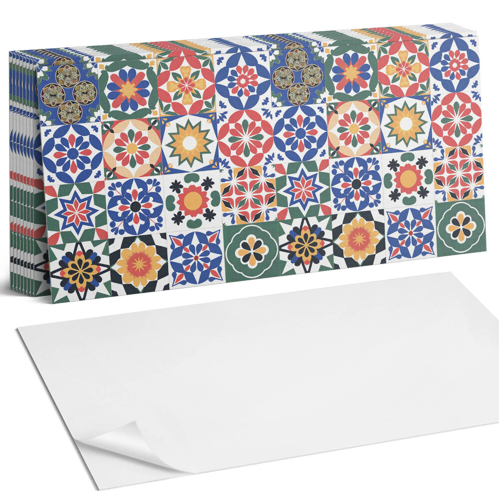 Öntapadó falburkolat Mozaik minták sorokban