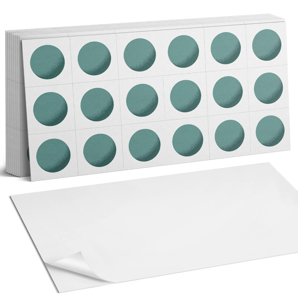 Falpanel Geometriai körök egy rácsban