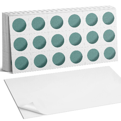 Falpanel Geometriai körök egy rácsban