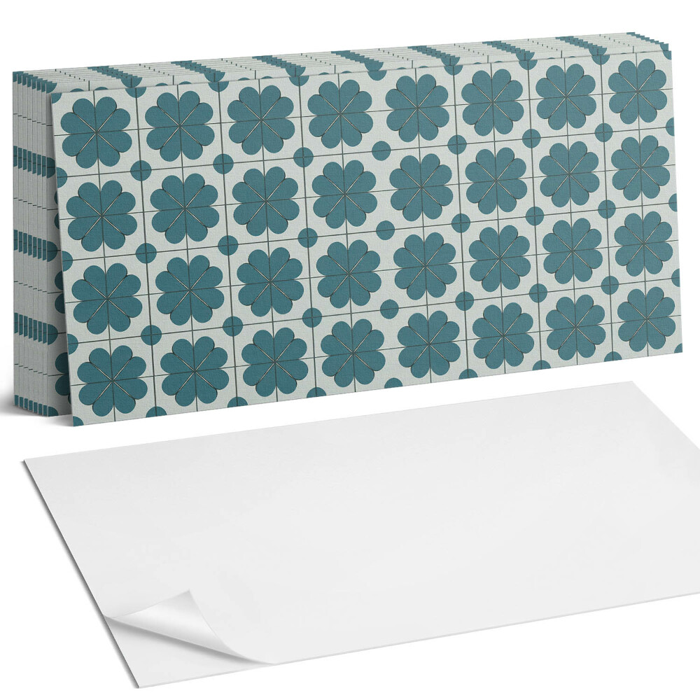 Öntapadó falburkolat Virágminták az elrendezésben