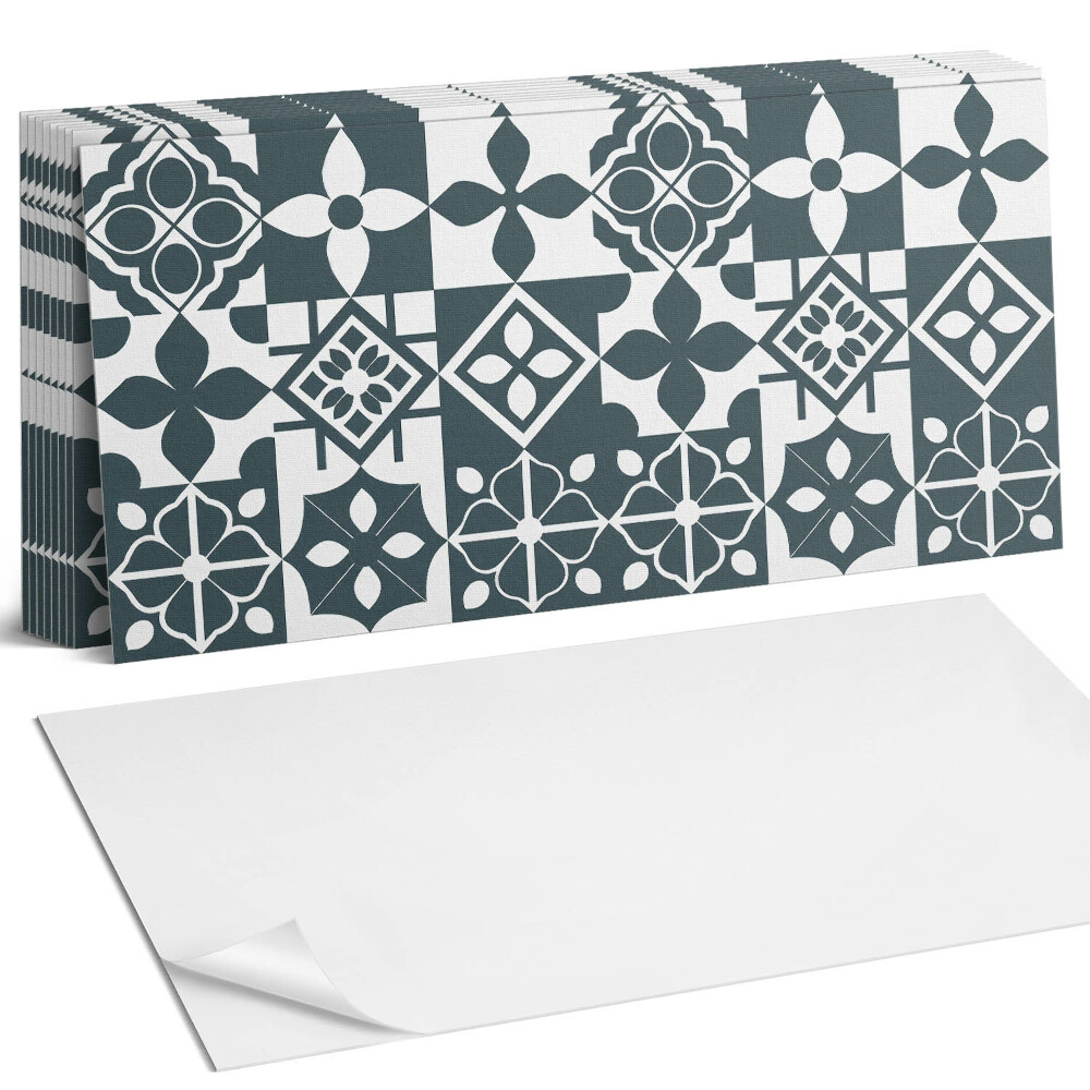 Öntapadó falburkolat Geometriai minták a csempékben