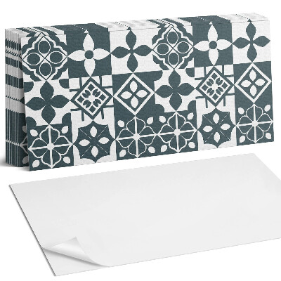 Öntapadó falburkolat Geometriai minták a csempékben