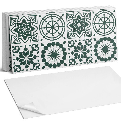 Falpanel Virág- és geometriai minták