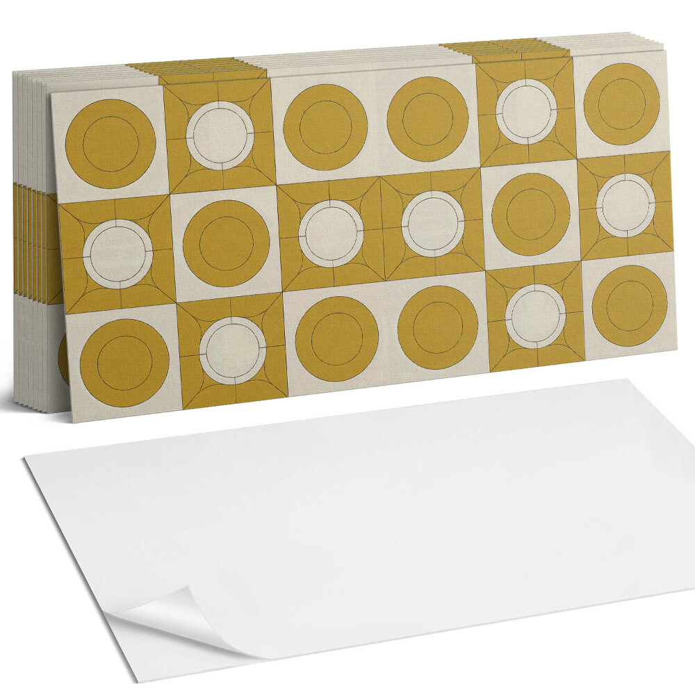 Pvc falburkolat Geometrikus minta körökkel