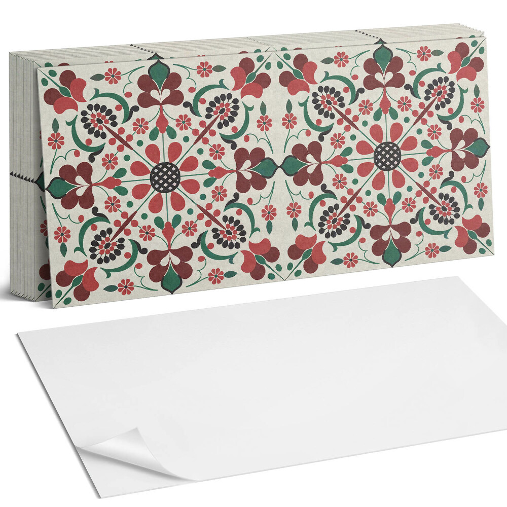 Dekorpanel falra Virágminta szimmetriával