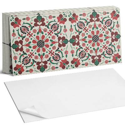 Dekorpanel falra Virágminta szimmetriával