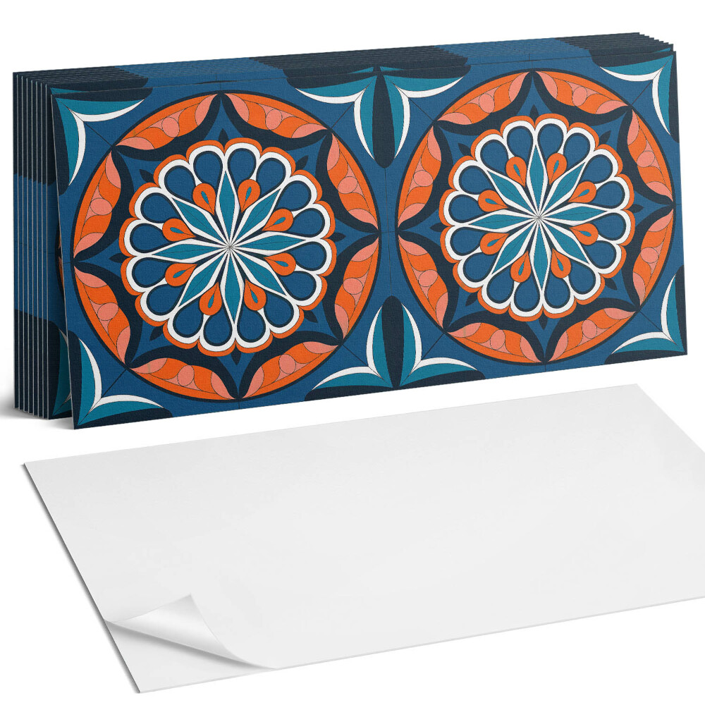 Pvc falburkolat Mandala minta levelekkel