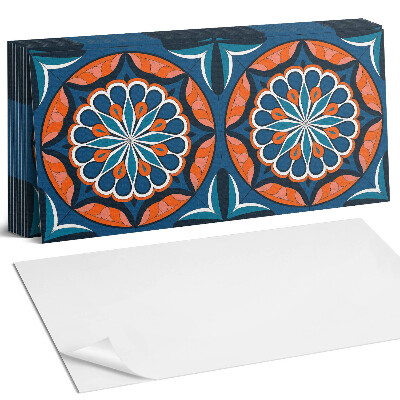 Pvc falburkolat Mandala minta levelekkel