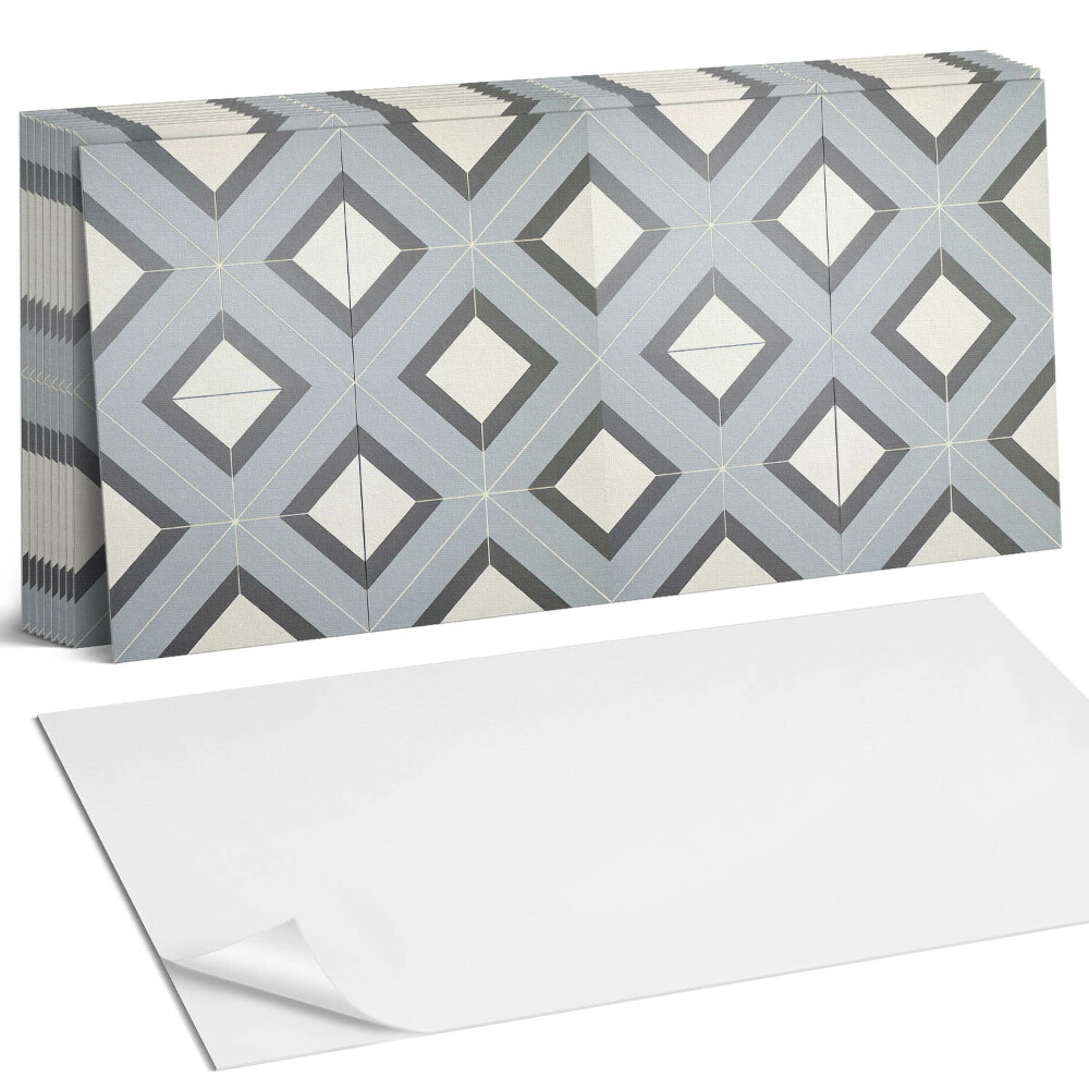 Falpanel Geometria pasztellben