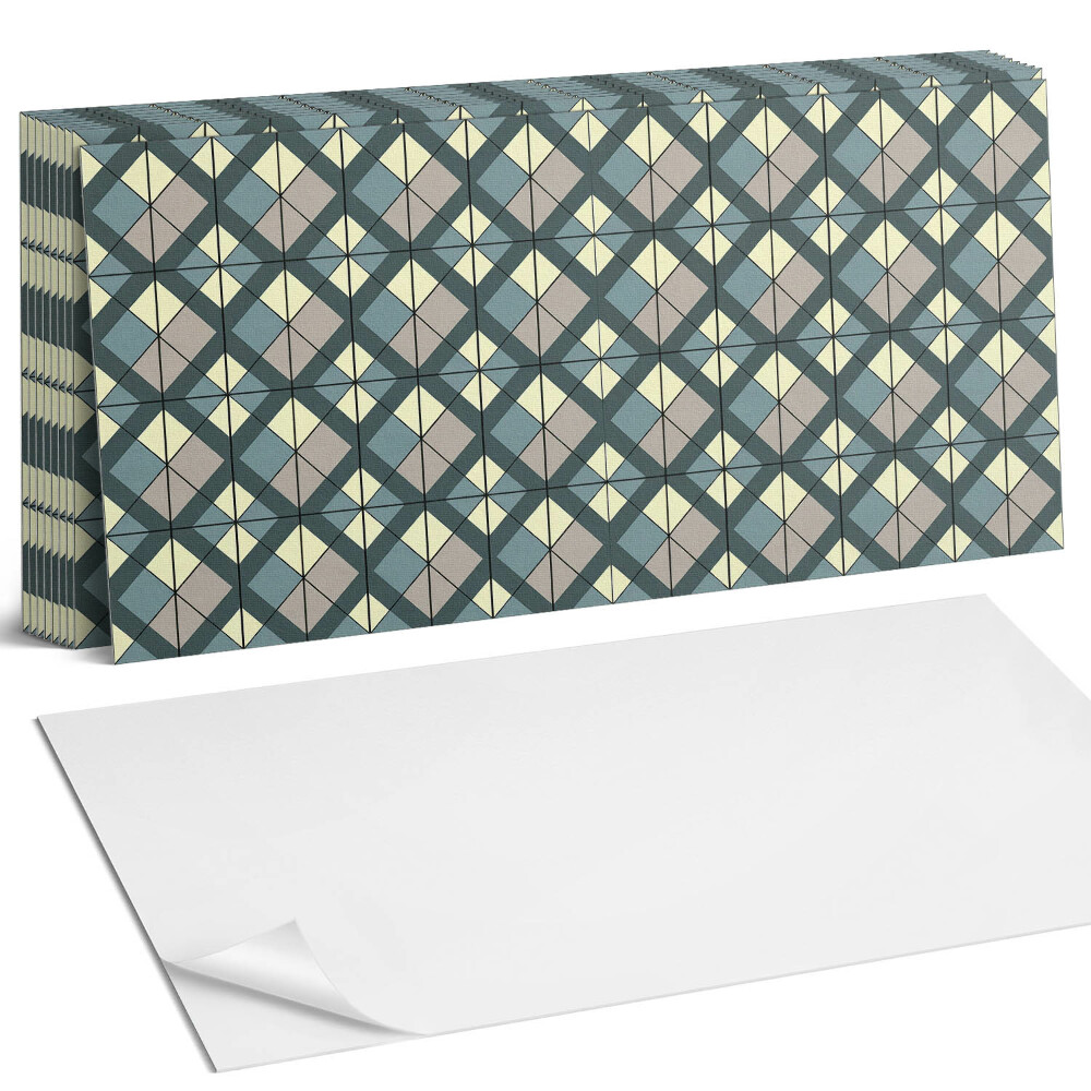 Pvc falburkolat Geometrikus kockás minta