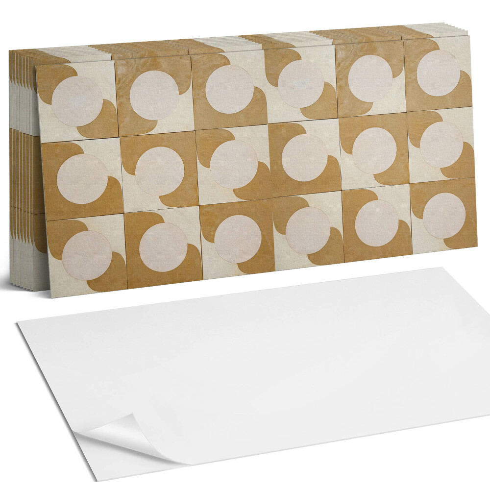 Öntapadó falburkolat Geometriai körök és ívek