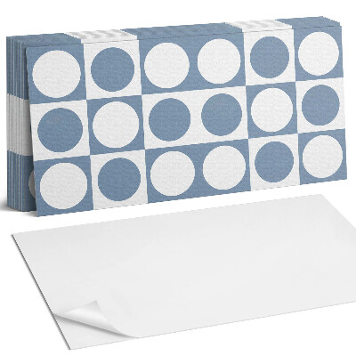 Dekorpanel falra Geometriai körök egy rácsban