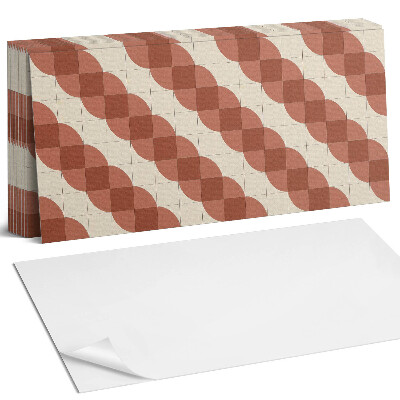 Falpanel Geometrikus hullámos minta